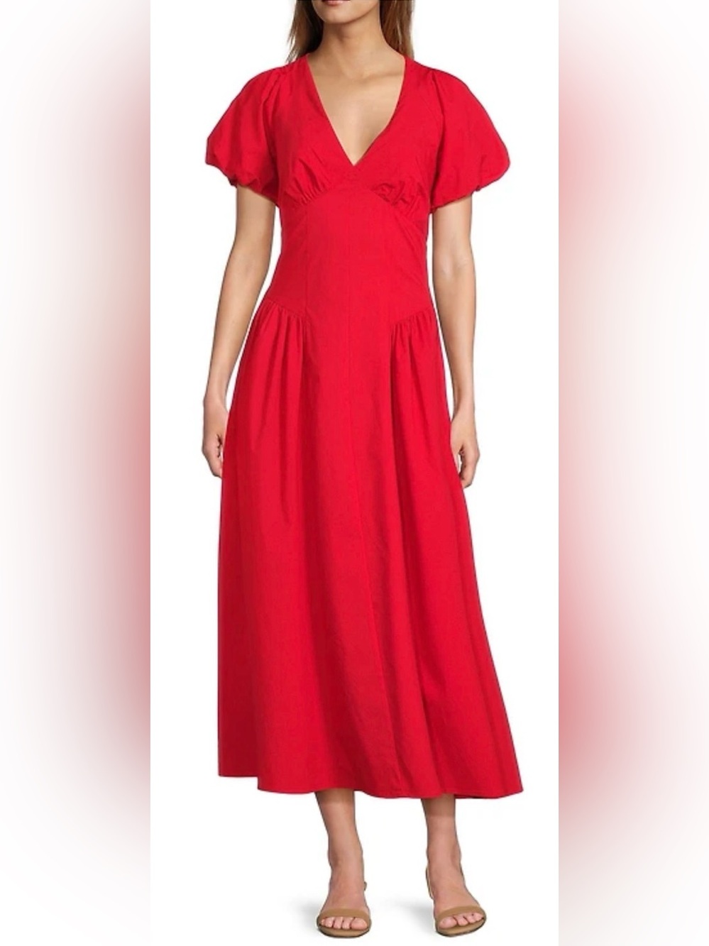 🆕 ANTONIO MELANI | Kiara Short Puff Sleeve A-Line Maxi